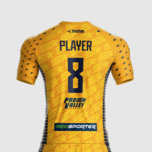 ProVolley Men's Jersey Yellow Back