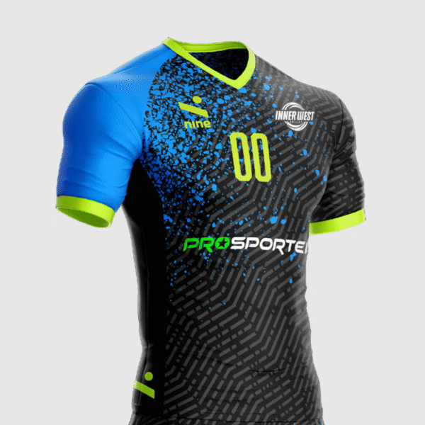 IWV Black Men Jersey Front-Side