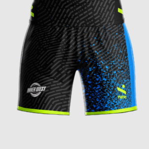 Inner West Volley Men's Shorts (Black, White) - Black, 3XL