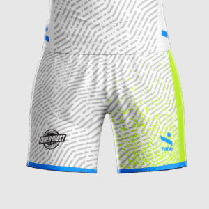 Inner West Volley Men's Shorts (Black, White) - White, S